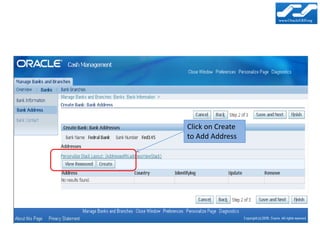Click on Create
to Add Address
 