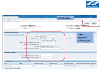 Select Apply




               Enter
               Required
               Information
 