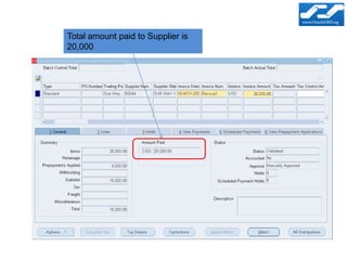 Total amount paid to Supplier is
20,000
 