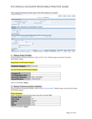 R12 ar practice documentation_v6.6 (1) | DOC