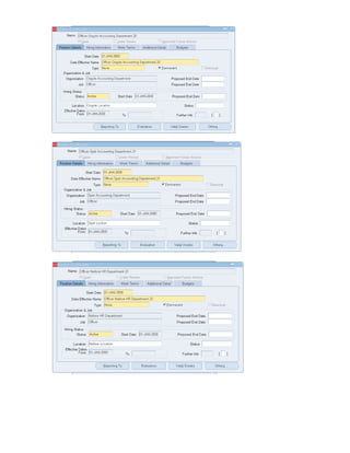 Oracle Rms User Guide Oracle HRMS Document R12. | DOC