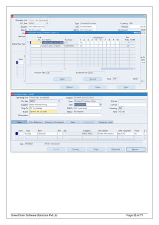 GreenChain Software Solutions Pvt Ltd Page 58 of 77
 