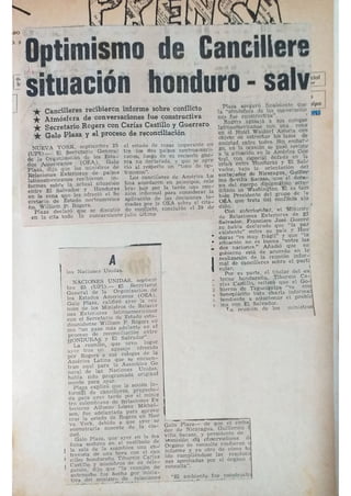 R177 Recopilación de artículos varios sobre el conflicto de Honduras con El Salvador 37p