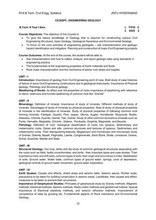 R18 b.tech.civilengg.syllabus (1) | PDF