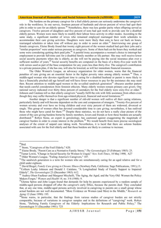 The Concept of Ethics of Care for the Elderly and Its Perspectives | PDF