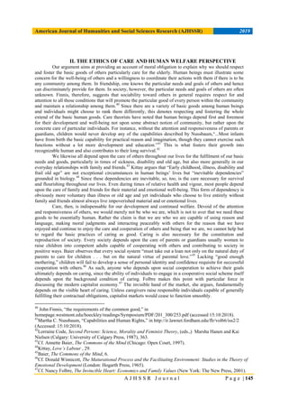 The Concept of Ethics of Care for the Elderly and Its Perspectives | PDF