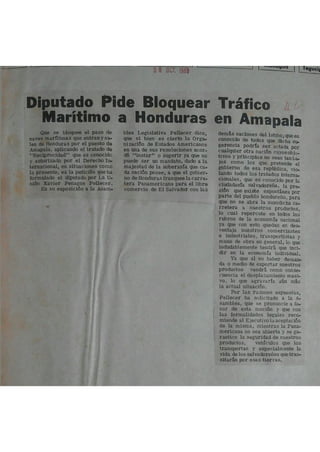 R199 Recopilación de documentos varios sobre el conflicto Honduras con El Salvador   118p