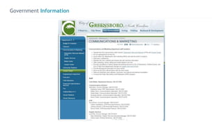 Government Information
 