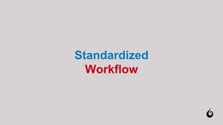 Standardized
Workflow
 