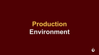 Production
Environment
 