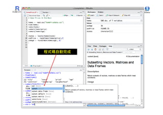 程式碼自動完成
 