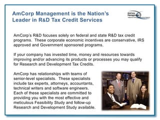 R&D Tax Credits