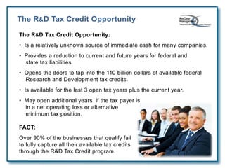 R&D Tax Credits
