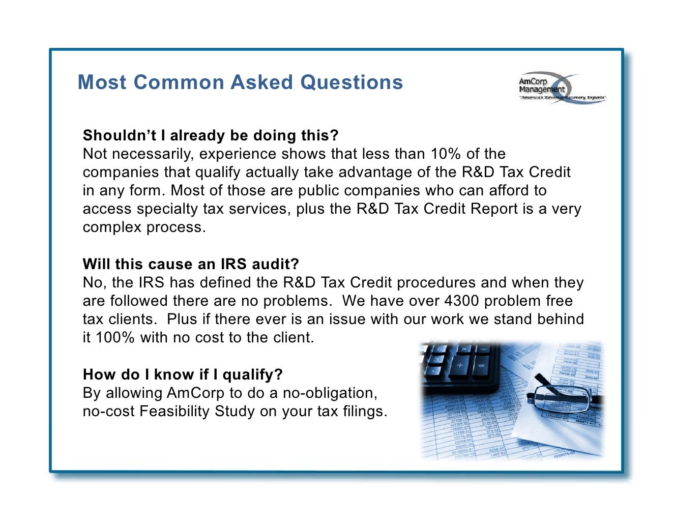 R&D Tax Credits R&D Tax Credits