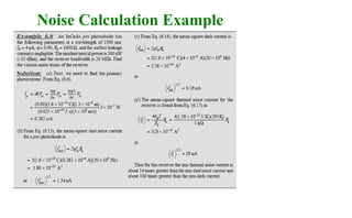 Noise Calculation Example
 