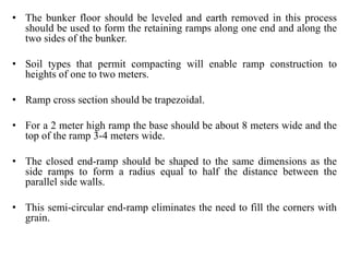 R22 bunker storage of grains | PPTX