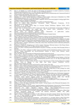 Perspectives of Public Secondary School Teachers on the Effectiveness ...