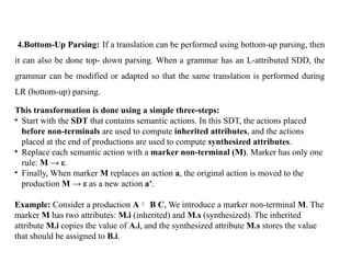 Comprehensive Guide to Syntax Directed Definitions and Translation in ...