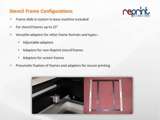 Reprint Device Reprint R23 Meteor Screen printer | PPTX