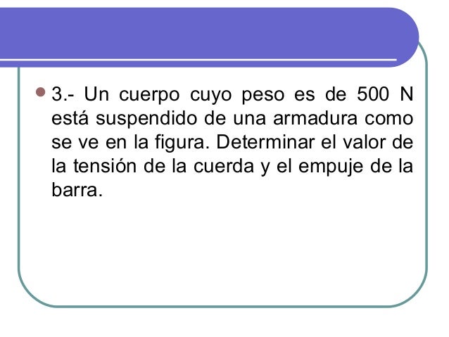 condiciones de equilibrio primera ley de newton