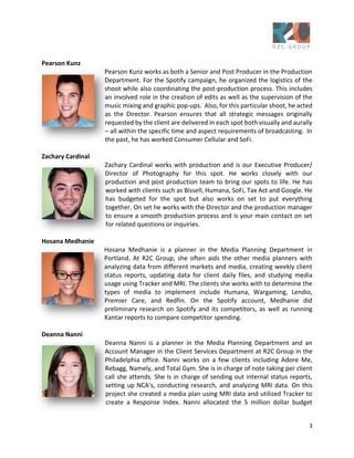 R2C Group Request for Proposal- Spotify | PDF