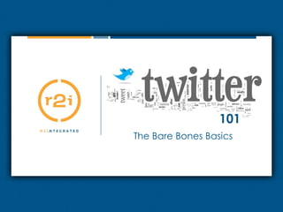 Title Sub-Title 101 The Bare Bones Basics 
