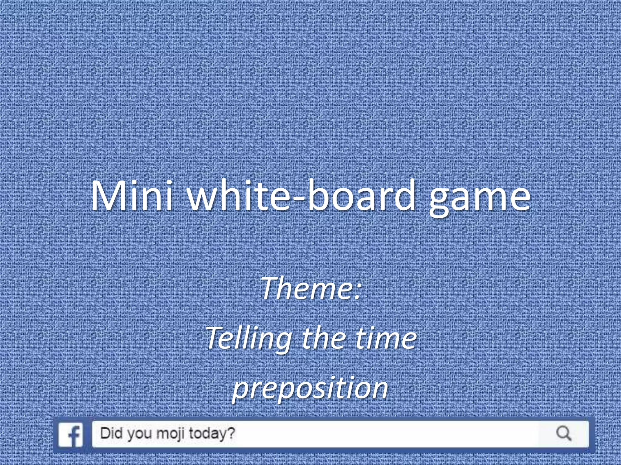 R2 mini whiteboard game PPT