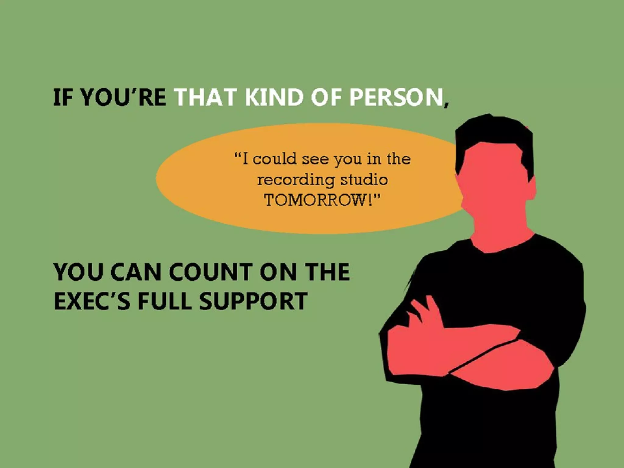 Presenting to executives