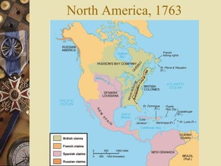 North America, 1763 