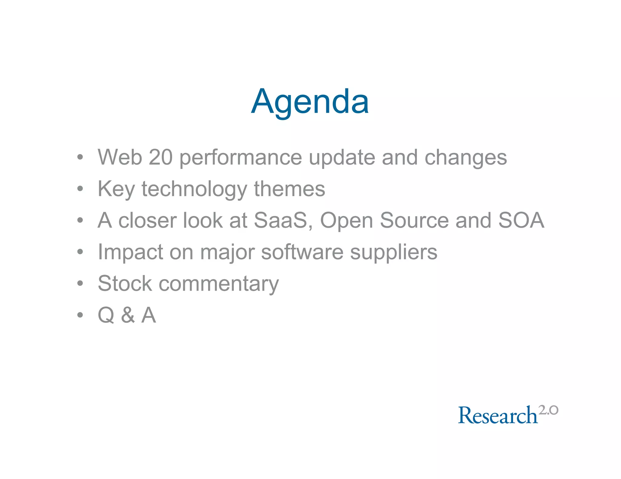 Web 2.0 Software Update Nov 2007
