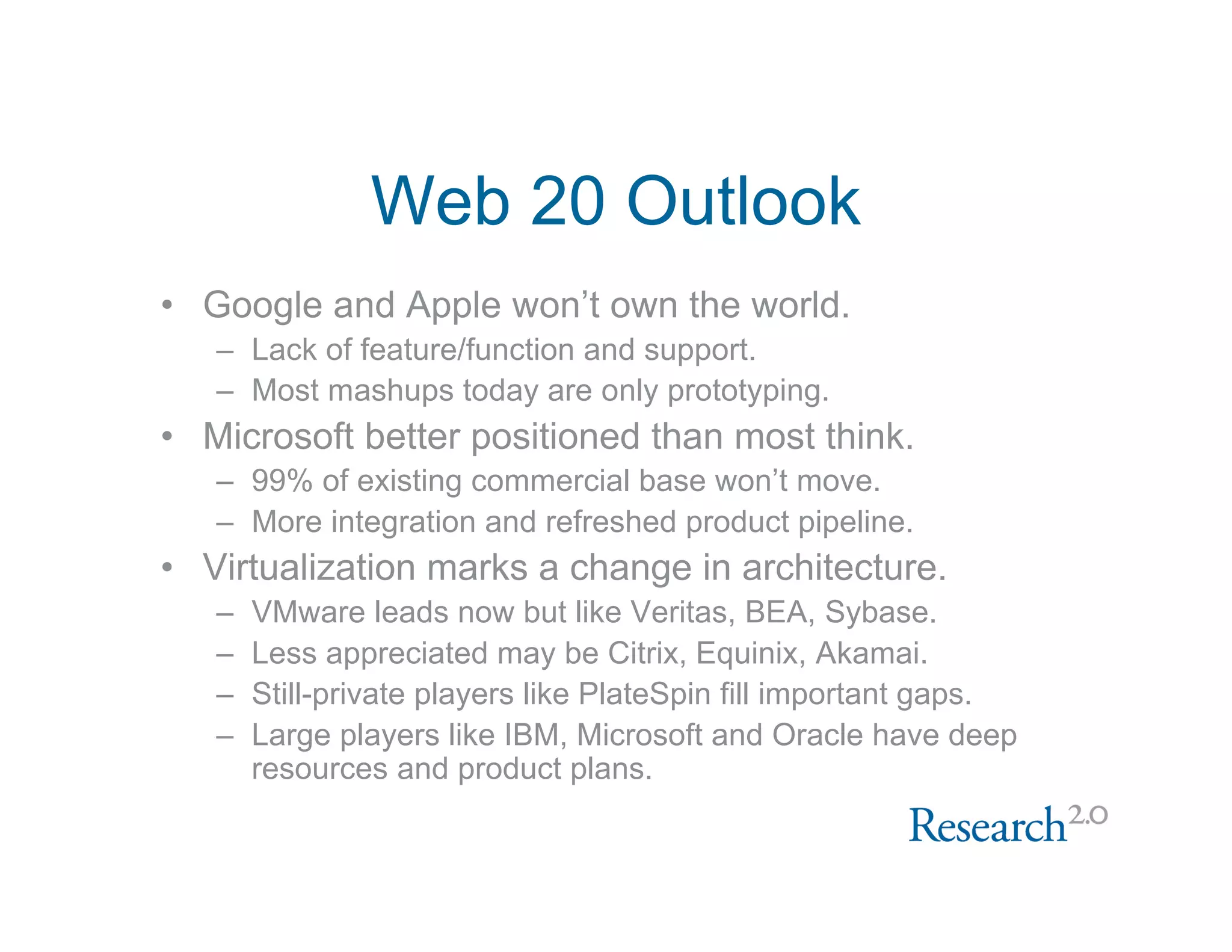 Web 2.0 Software Update Nov 2007