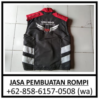 Jasa Pembuatan Rompi Desain Sendiri | PDF