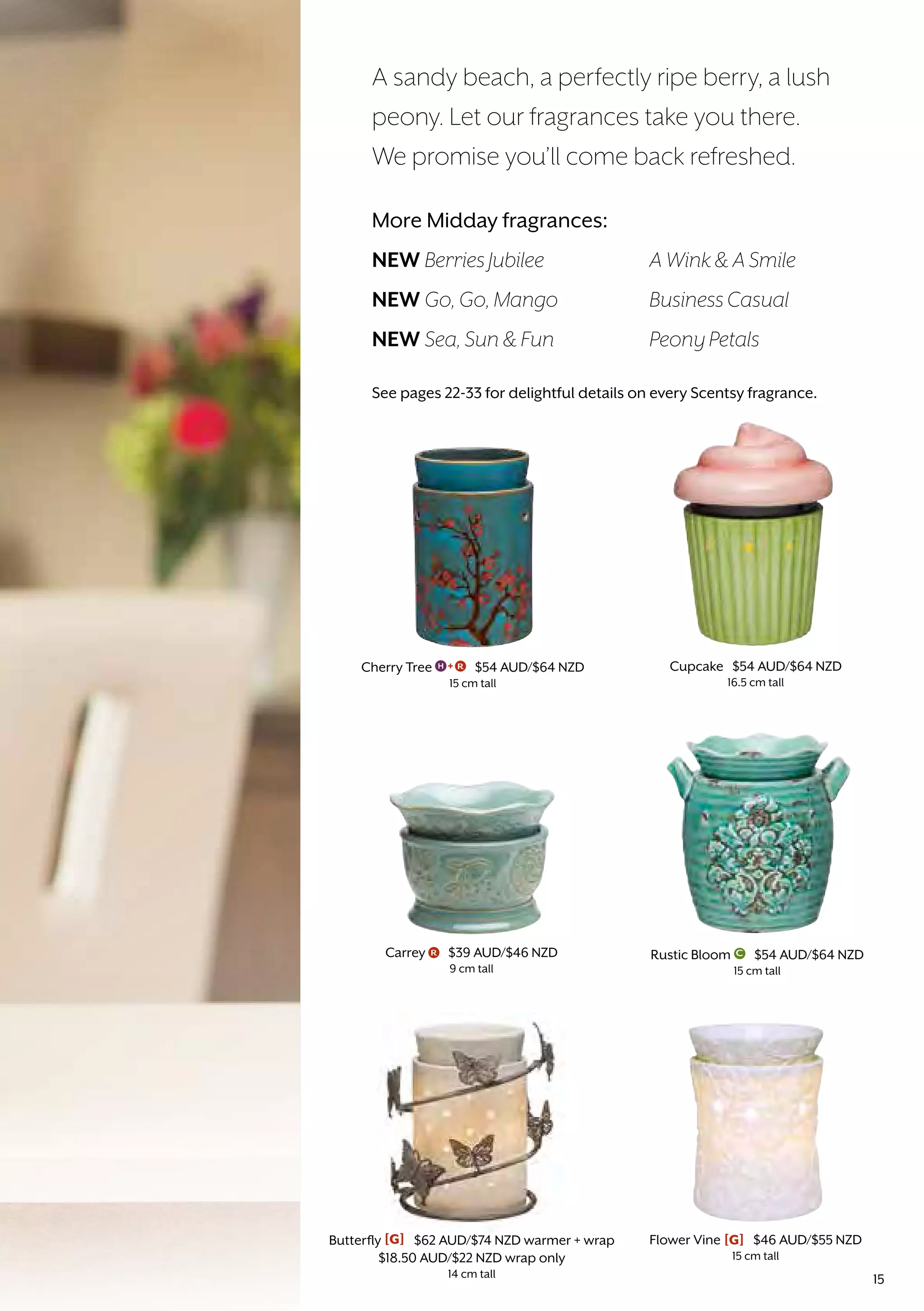 Australia and New Zealand Scentsy Fall/Winter 2015 Catalog