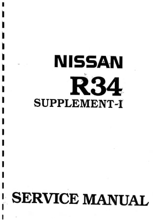 R34 rb26servicesupplement