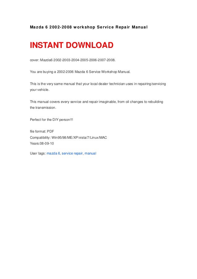 Mazda Transmission Repair Manual Pdf : 2009 2012 Mazda Cx 7 Service