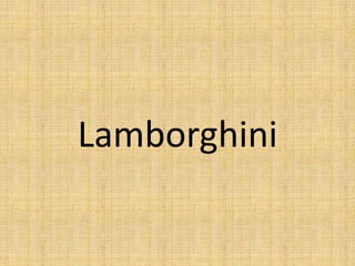 Lamborghini