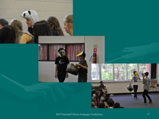 2012 National Chinese Language Conference, Washington DC, April 2012   17
 