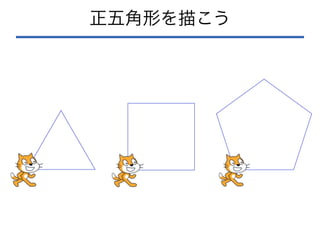 正五角形を描こう
 