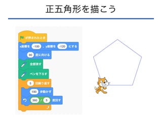正五角形を描こう
 
