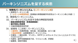 非専門医が行うパーキンソン病診療のポイントについて【ADVANCED】 | PPTX