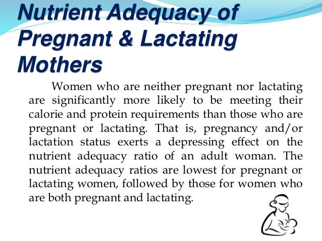 Nutritional status of lactating mother