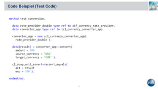 Code Beispiel (Test Code)
11
 