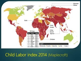 Child Labor index 2014 (Maplecroft)
 