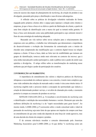 Intercom – Sociedade Brasileira de Estudos Interdisciplinares da Comunicação
XVII Congresso de Ciências da Comunicação na ...