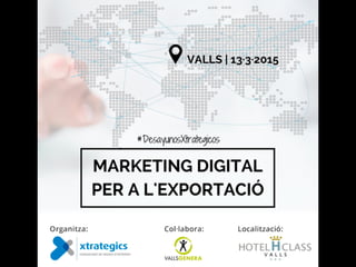 Claus del Màrqueting digital per a l'Exportació