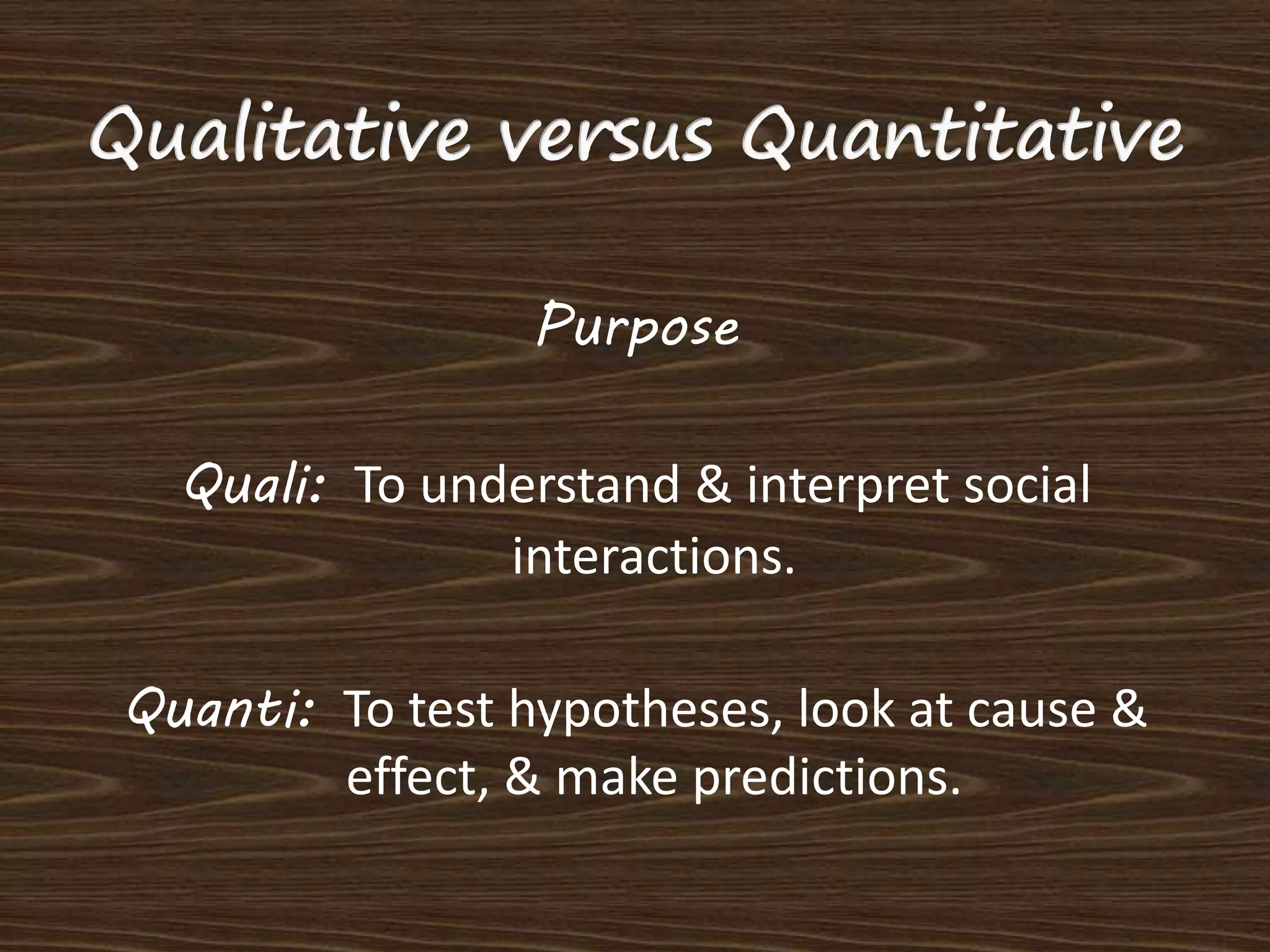 Quantitative and Qualitative Research | PPTX