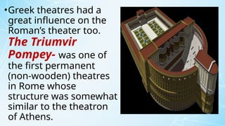 Theatron Roma FOURTH - ARTS - WESTERN CLASSICAL PLAYS AND OPERA PT 1.pptx