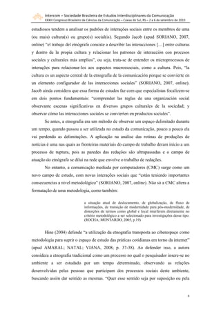 Intercom – Sociedade Brasileira de Estudos Interdisciplinares da Comunicação
XXXIII Congresso Brasileiro de Ciências da Co...