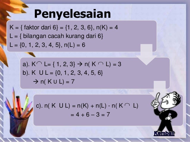 Contoh Himpunan Dan Anggotanya - Contoh 43