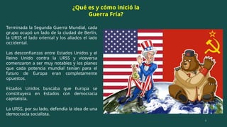 El papel de América Latina en la Guerra Fría: política y conflictos | PPTX